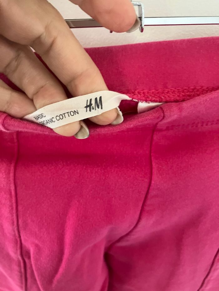Legging chaud rose vif fille 8 ans H&M - photo numéro 3