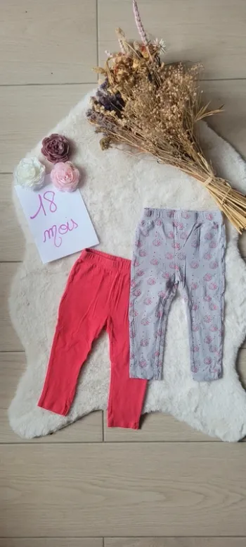 Lot de deux leggings