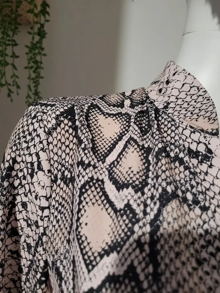 Robe tunique effet serpent - photo numéro 2