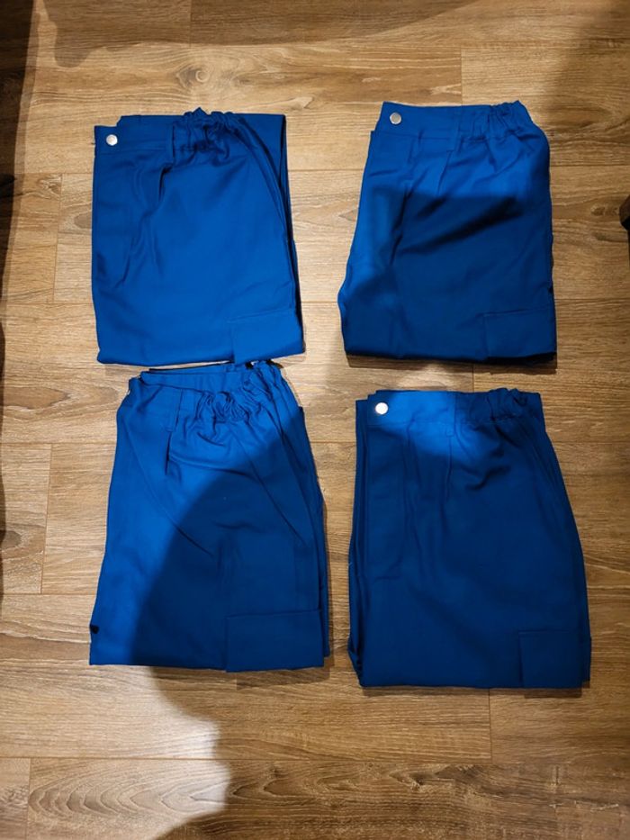 Lot de 4 pantalons bleu de travail Mulliez-Flory en XL neuf 🏷