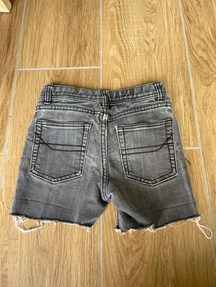 Short slim jean noir délavé fille 7 ans - photo numéro 3