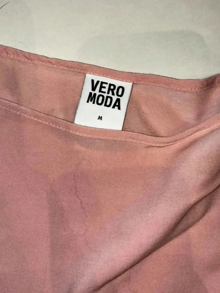 Haut saumon fluide manches mi-longues – Vero Moda – Taille M - photo numéro 5