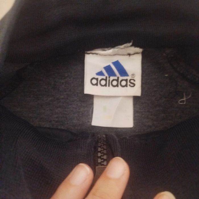 Veste noire Real Madrid vintage logo brodé | Adidas | M - photo numéro 5