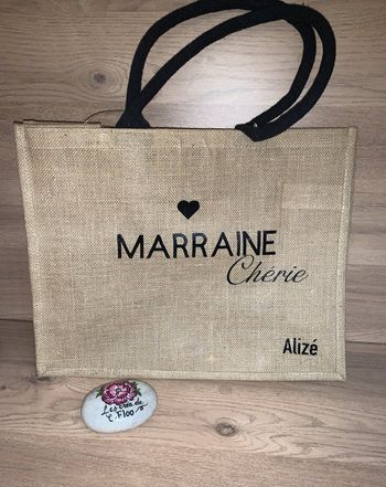 Sac en toile de jute personnalisé