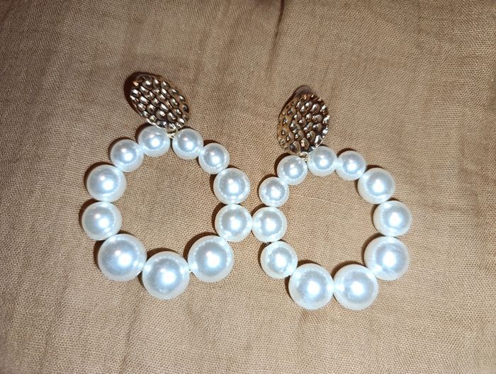 Créoles esprit bohème en perles neuves - photo numéro 3