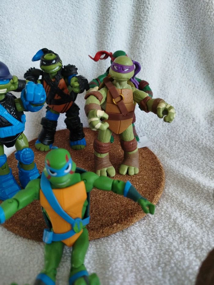 Lot de figurines Tortue Ninja et Splinter 1988 - photo numéro 5
