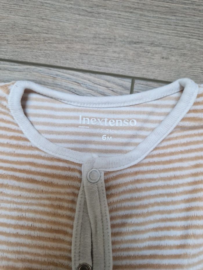 Lot pyjama velours mixte 6 mois - photo numéro 4