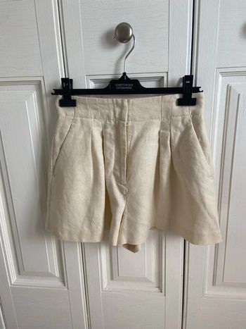 Short en lin comptoir des cotonniers