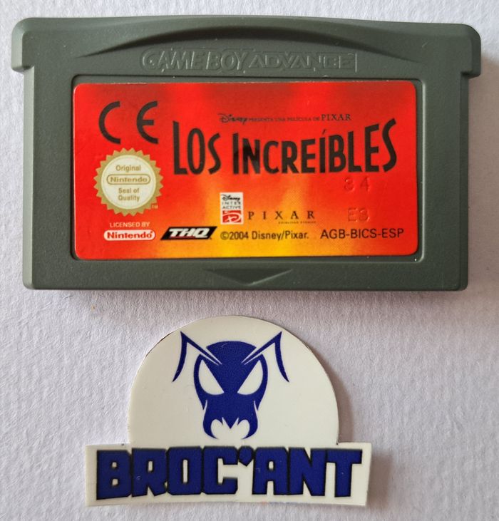 Disney Pixar Los Increibles ESP Nintendo Gameboy Advance GBA - photo numéro 7