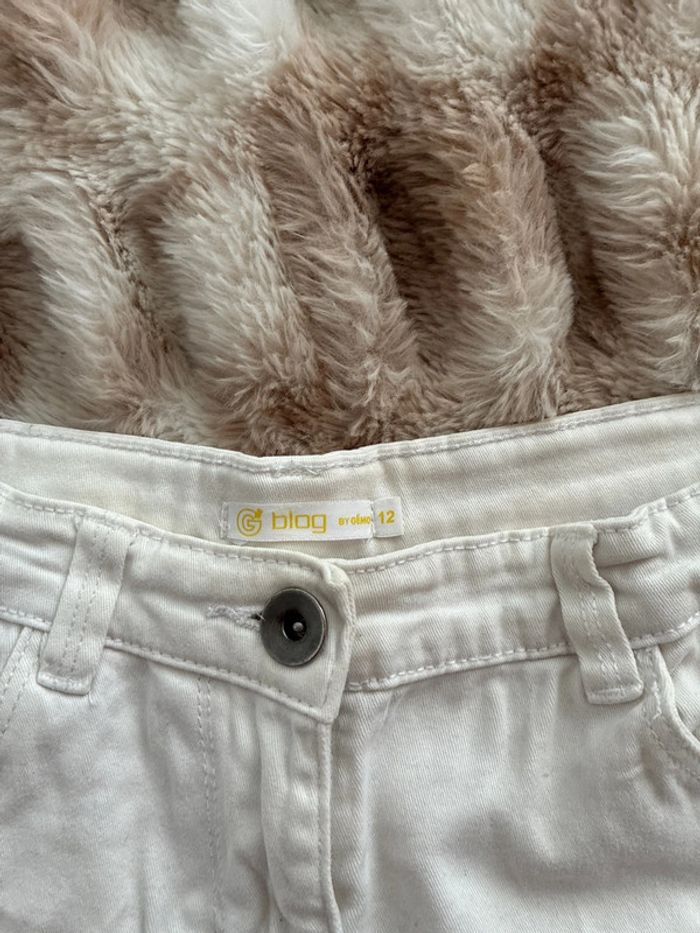 Short blanc taille 12ans - GEMO - photo numéro 2