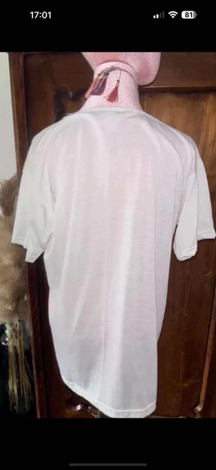 T-shirt #notes du nord manches courtes petit lapin 🐇 t L - photo numéro 2