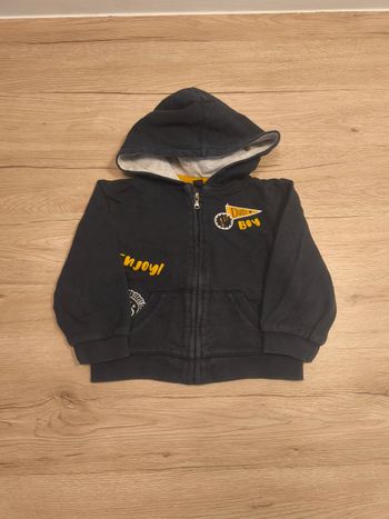 Sweat zippé 18 mois