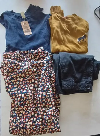 Lot 4 pièces fille taille 14 ans