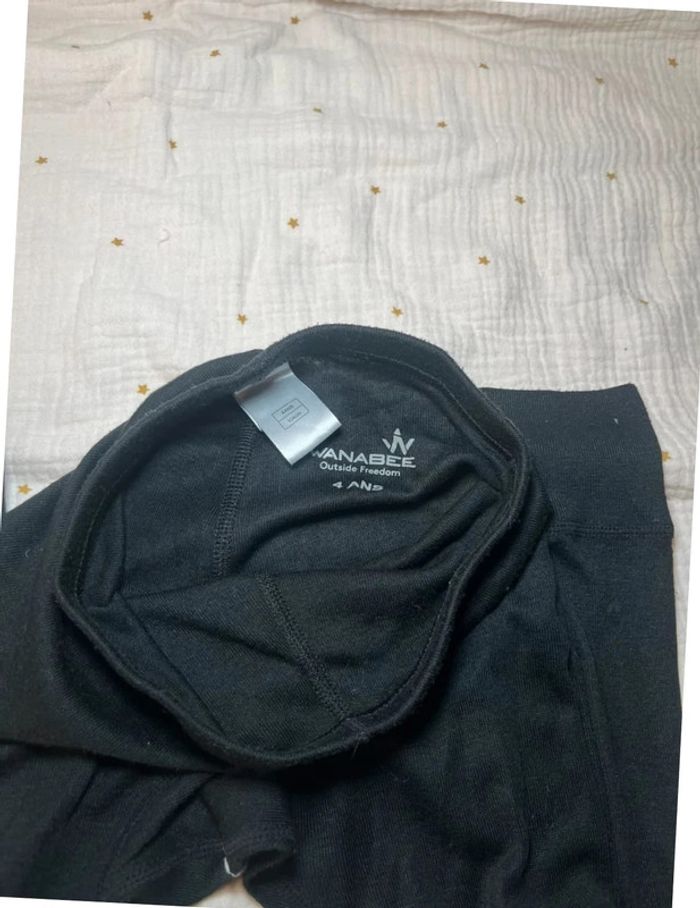 Legging noir thermique - 4 ans - photo numéro 5
