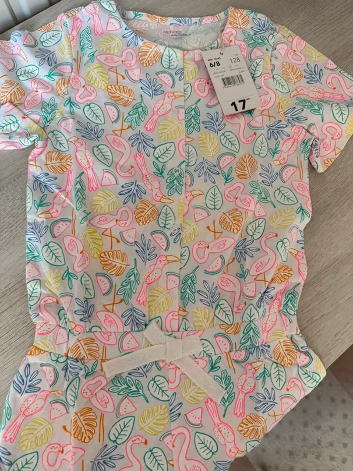 Superbe pyjama combishort DPAM 6-8 ans (128 cm) neuve - photo numéro 2