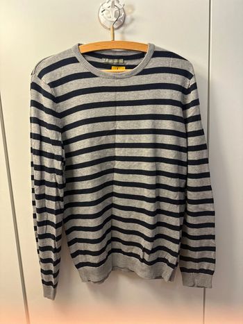Pull léger rayures homme