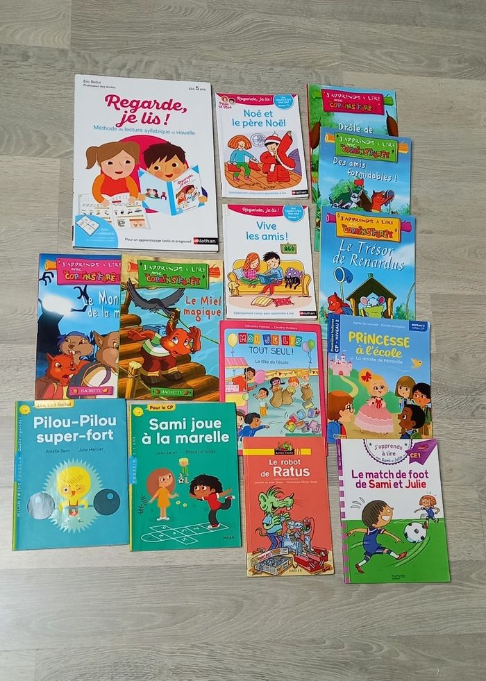 14 Livres apprentissage lecture cp