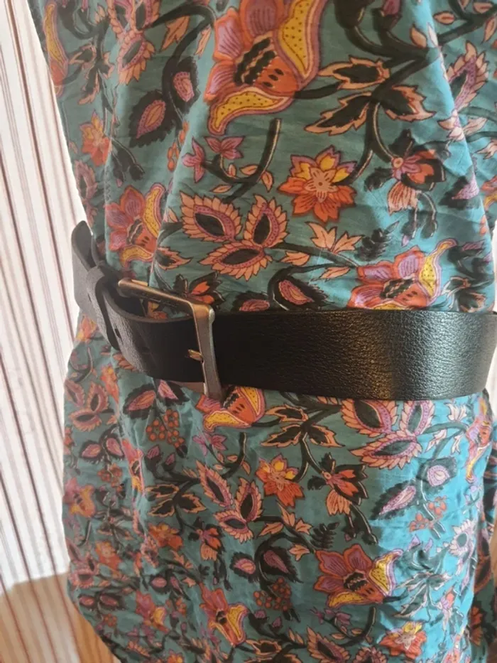 Ceinture homme Jack&Jones en cuir noir 85cm - photo numéro 4