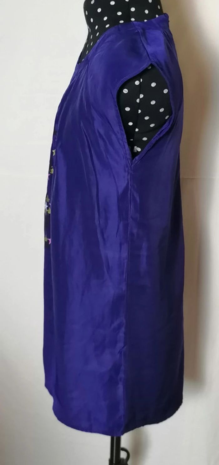 Robe courte ou tunique bleu roi tête de mort étoiles taille 12 ans Kookaï - photo numéro 6