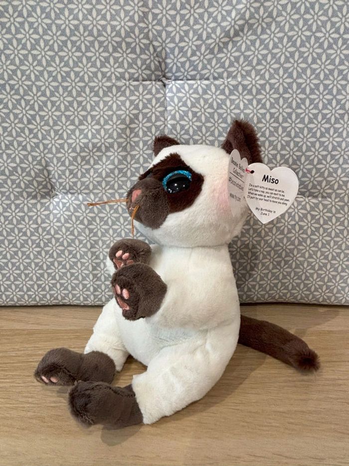 Peluche Miso le Chat "The Beanie Bellies Collection" - photo numéro 3