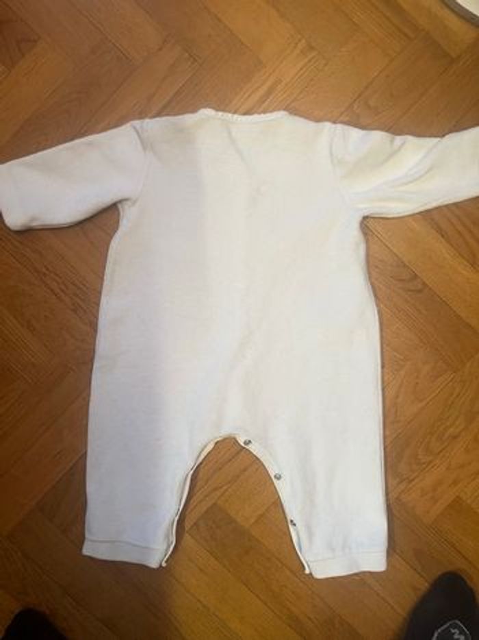 Pyjama blanc 6 mois Petit Bateau - photo numéro 3