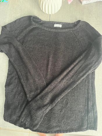 🖤 Pull Noir Léger en Maille taille L