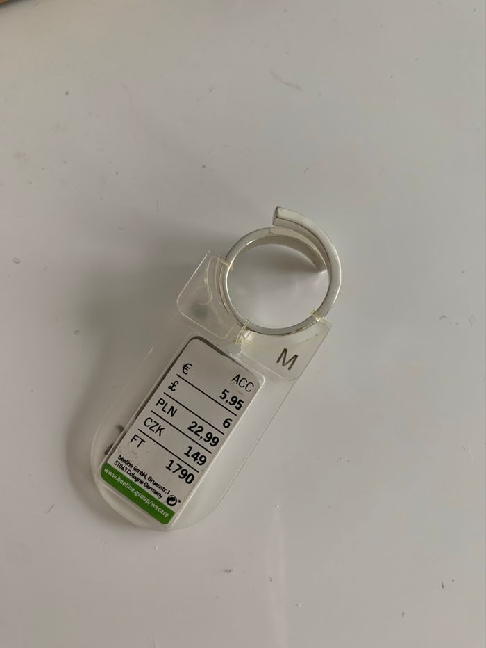 Bague argent strass - photo numéro 2