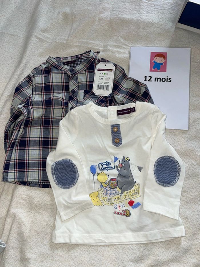 Lot sergent major 12 mois neuf