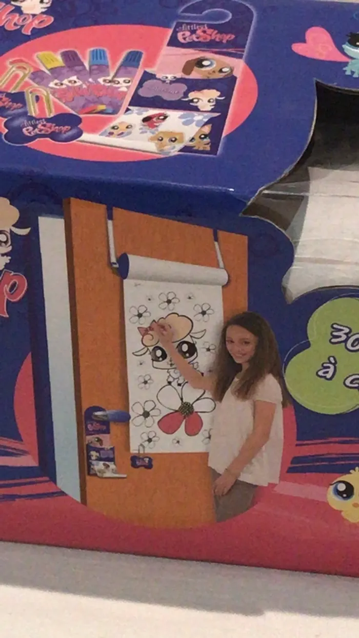 Poster de porte à colorier petshop - photo numéro 3