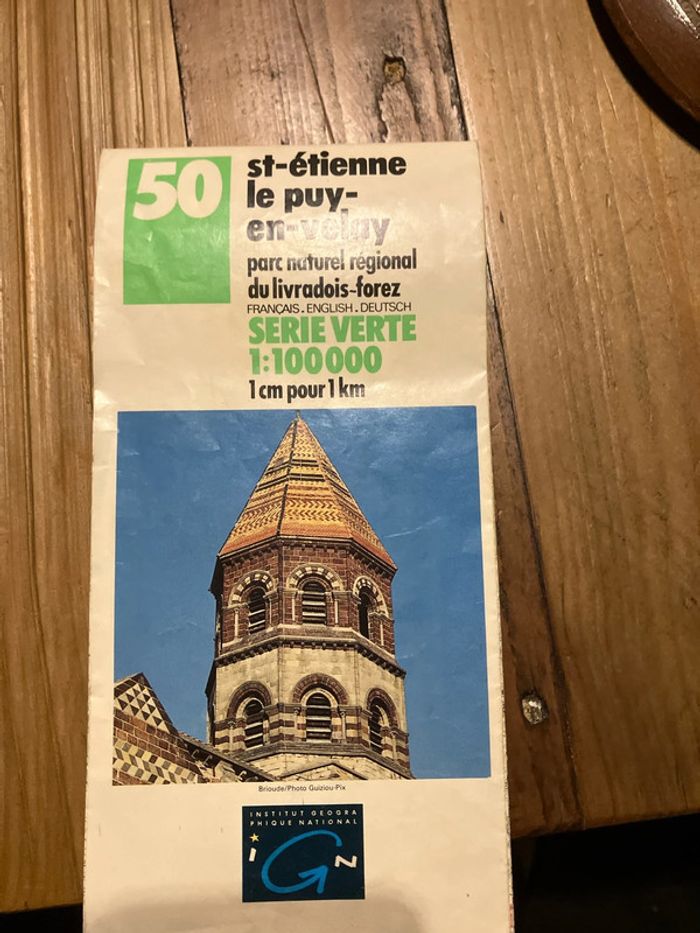 Carte routière saint Etienne le puy