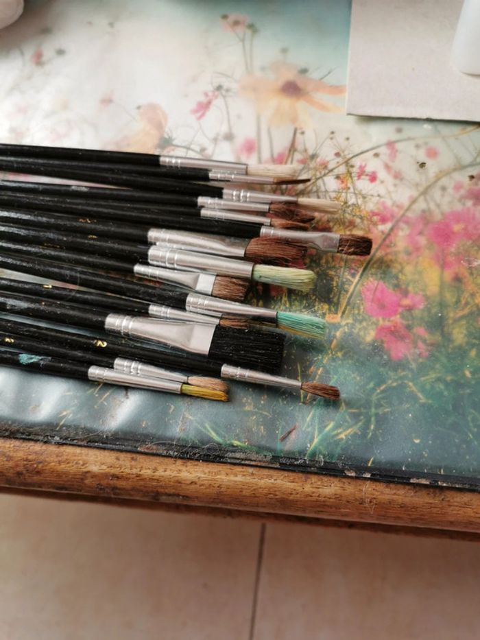 Lot de 14 pinceaux - photo numéro 2