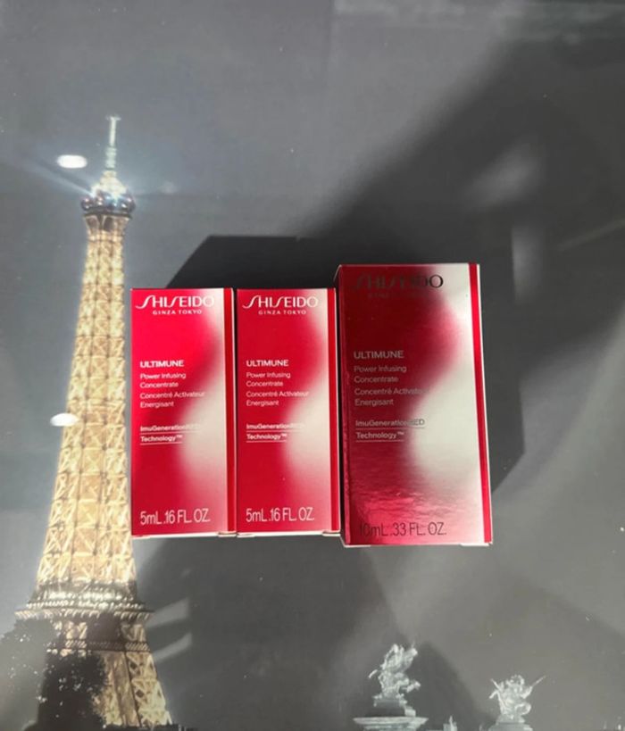 Lot de 3 concentré shiseido