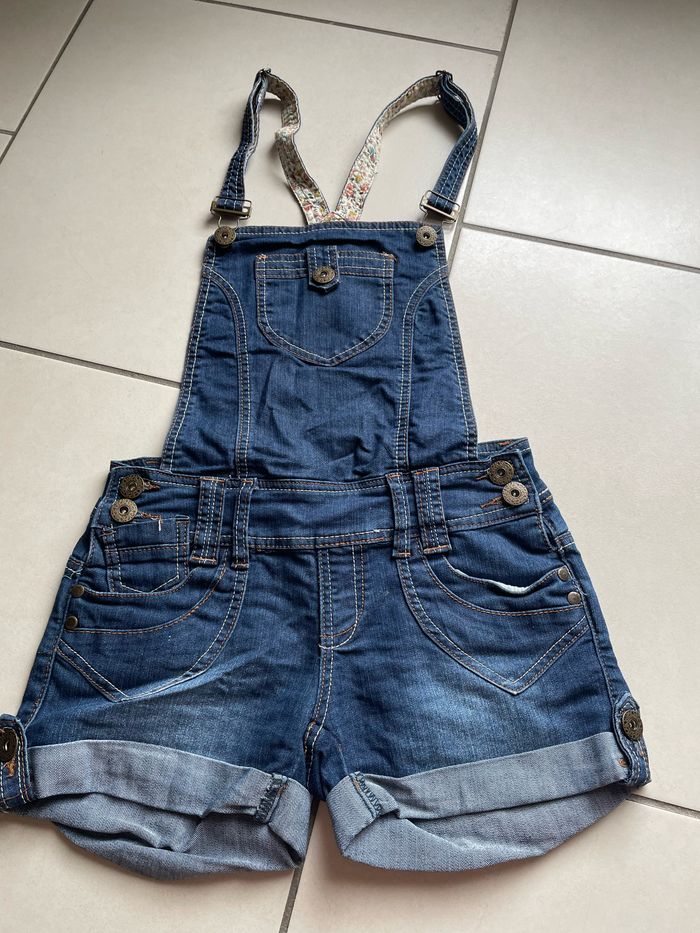 Salopette jeans fille