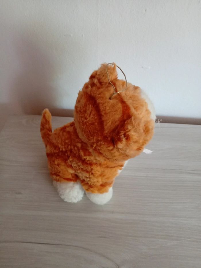 Jolie peluche chat orange - photo numéro 4