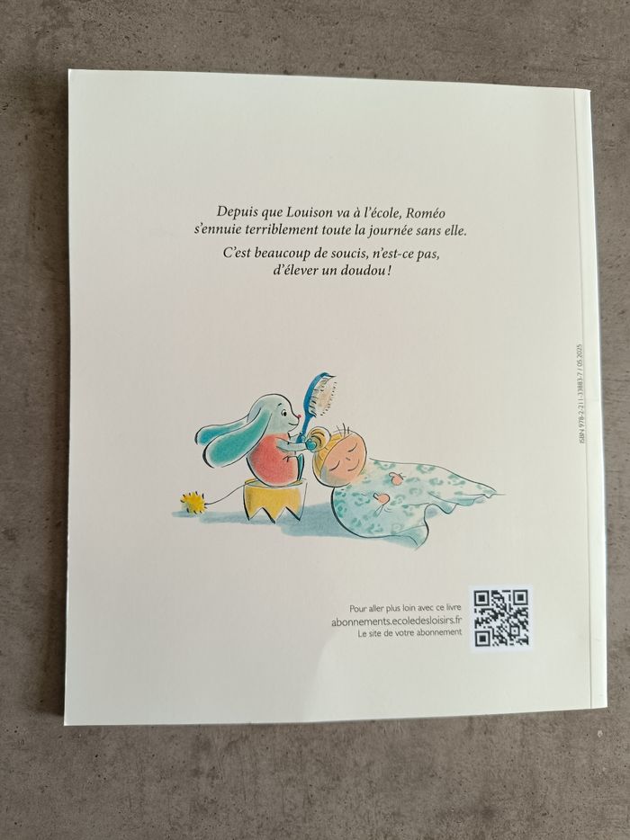 Livre c'est beaucoup de soucis d'élever un doudou école des loisirs - photo numéro 2