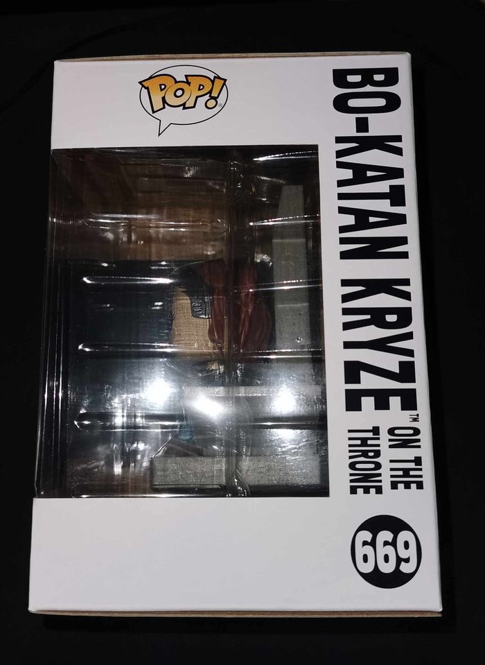 Figurine Funko Pop Deluxe / Bo-Katan Kryze On The Throne N°669 / Star Wars - photo numéro 2