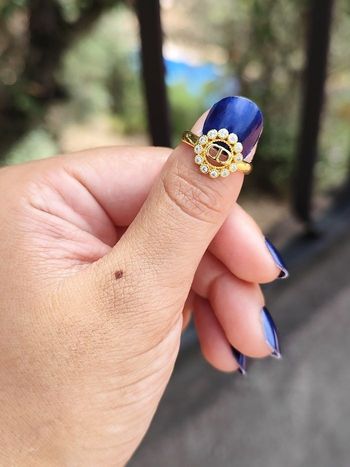 Bague fleur ✅
