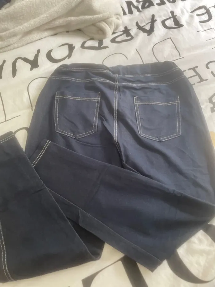 Pantalon effet jean - photo numéro 2