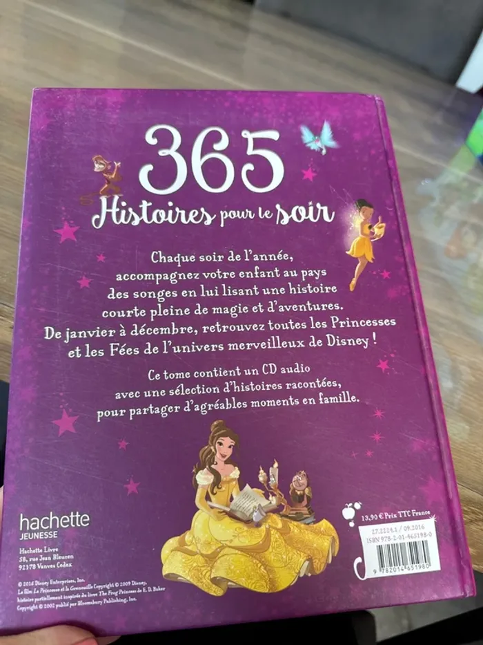 Livre et CD 365 histoires pr le soir - princesses et fées - photo numéro 6