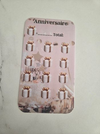 Defi budget anniversaire 