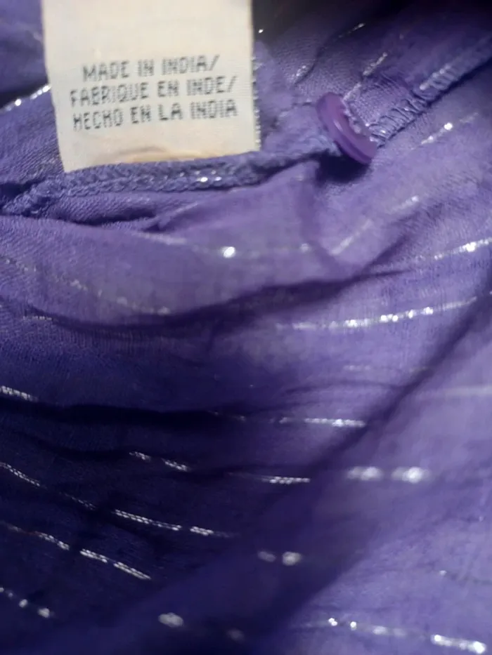 Chemise violette légère femme - photo numéro 8