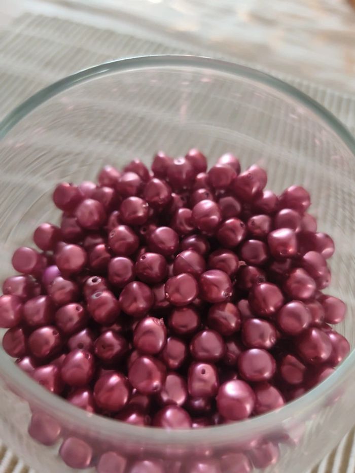 100g de perles violettes