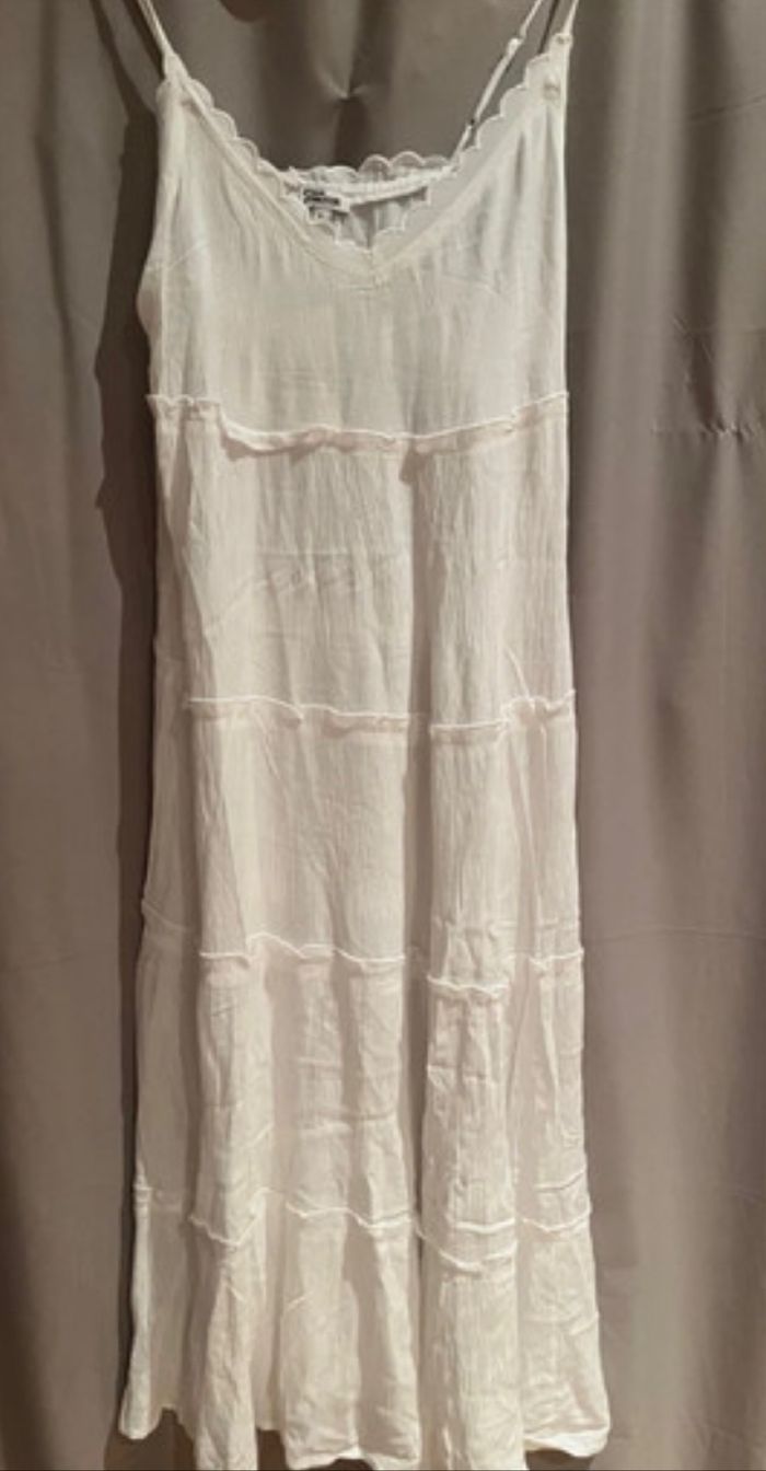 Robe longue blanche