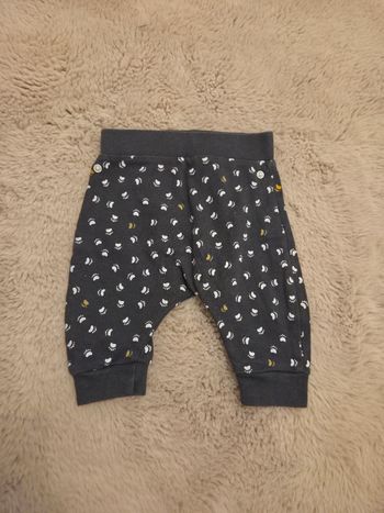 Pantalon bébé 3 mois bleu motif confortable tres bon etat