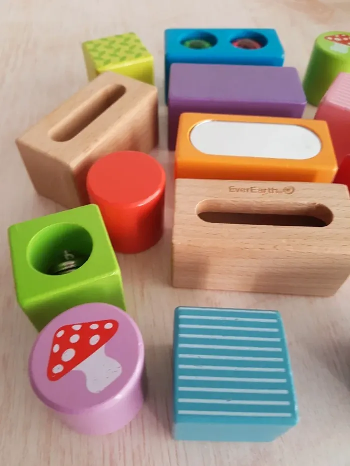 Jouets en bois, blocs sensoriels, oiseaux Janod - photo numéro 4