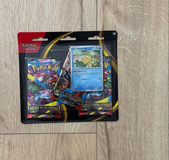 Tripack pokemon méga évolution ME01  carte promo psykokwak