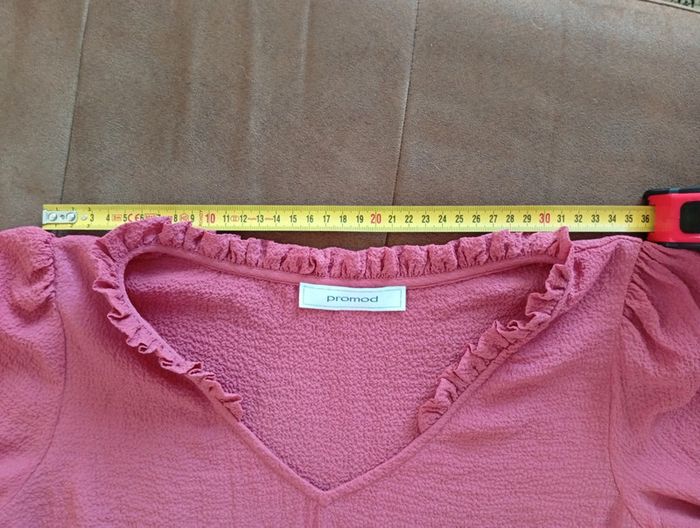 Blouse fluide rose Promod taille S - photo numéro 4