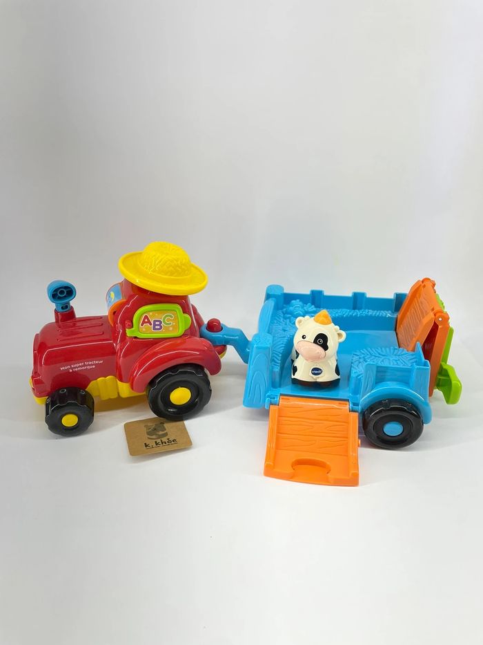 VTECH Tut Tut Animo Mon super tracteur à remorque dès 12 mois - photo numéro 6