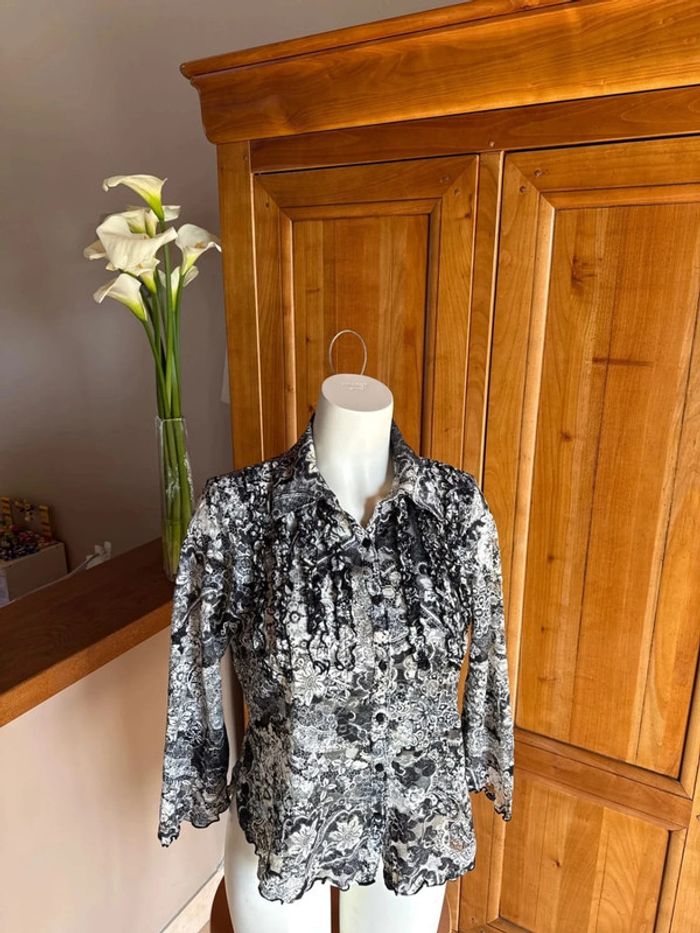 Blouse extensible, taille unique femme - photo numéro 2