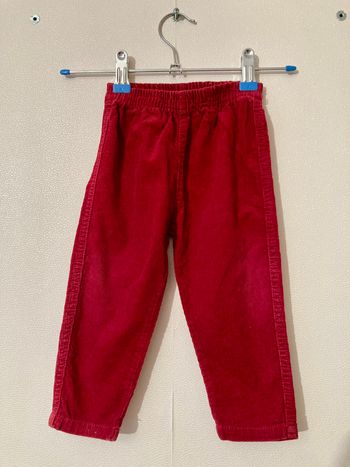 pantalon velours fin fille 18 mois